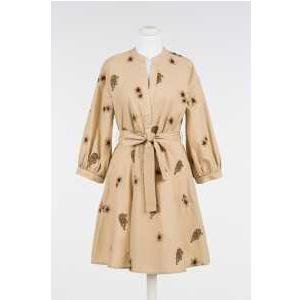 DRESS - RIC.JUNGLE CREME BRULE'