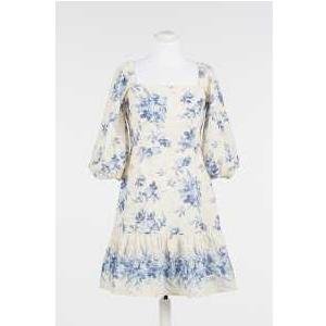 DRESS - ST.TOILE DE JOUY AVORIO/BLUE C