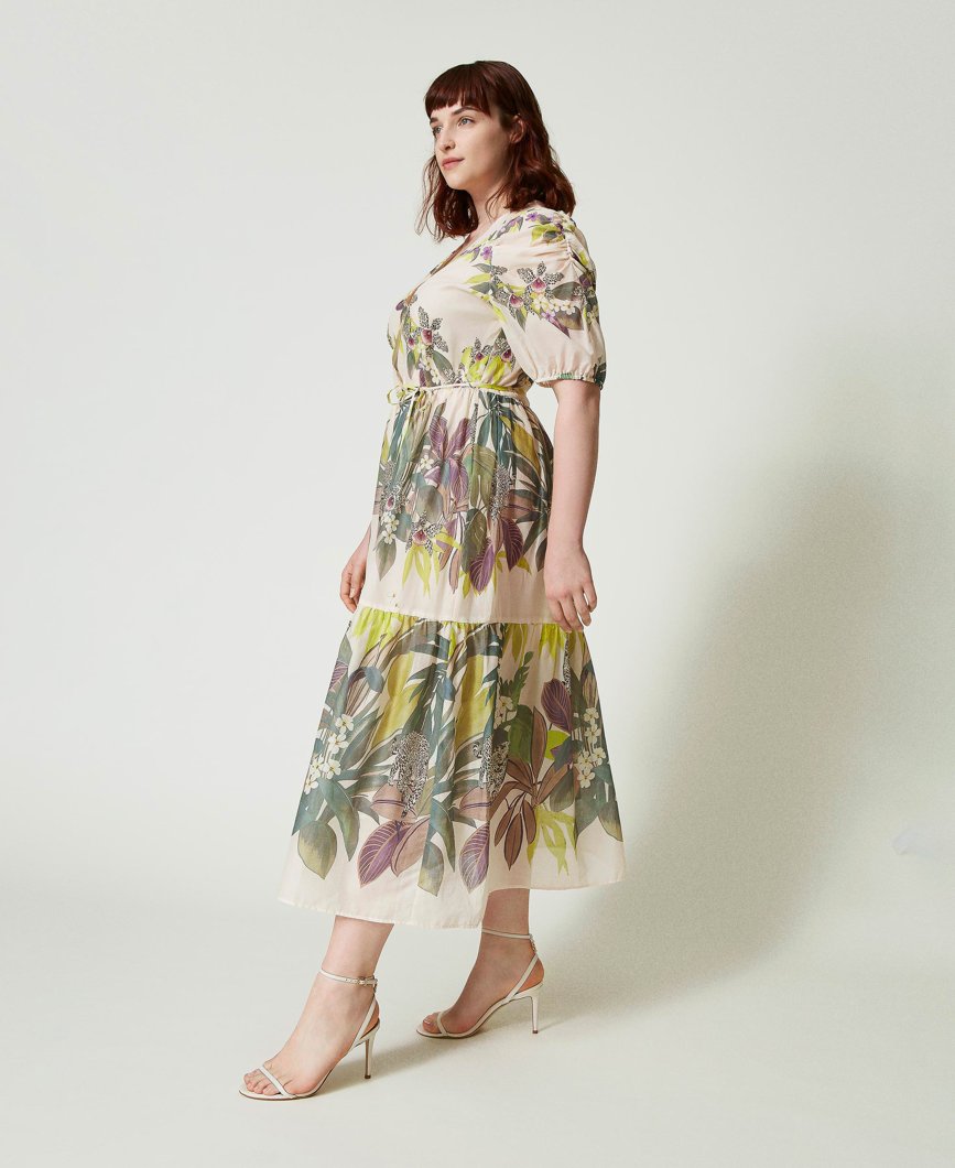 DRESS - ST.JUNGLE BALZE LIME