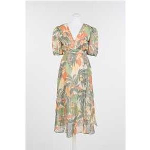 DRESS - ST.JUNGLE ALLOVER PAPAYA