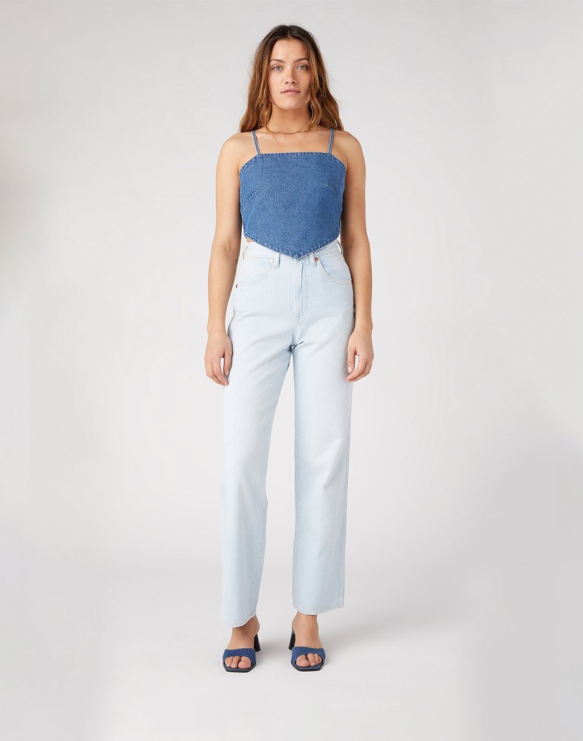 JEANS TOP - MID INDIGO
