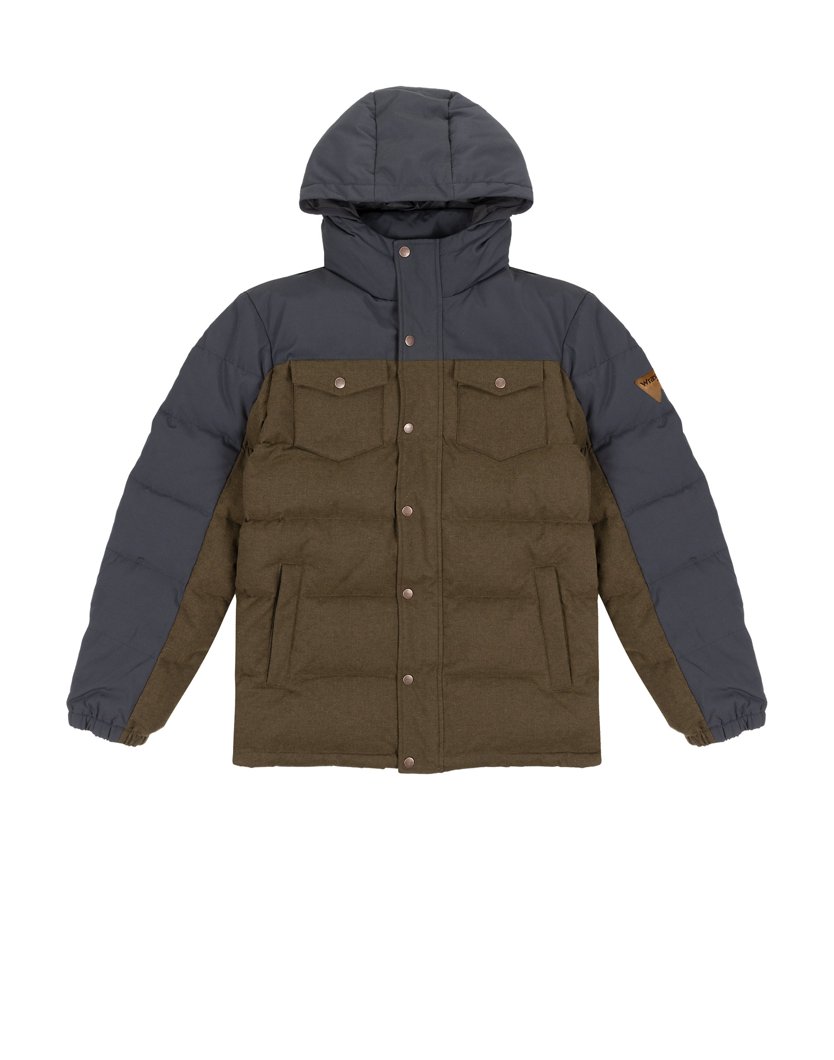 DOWN JACKET - FADED BLACK