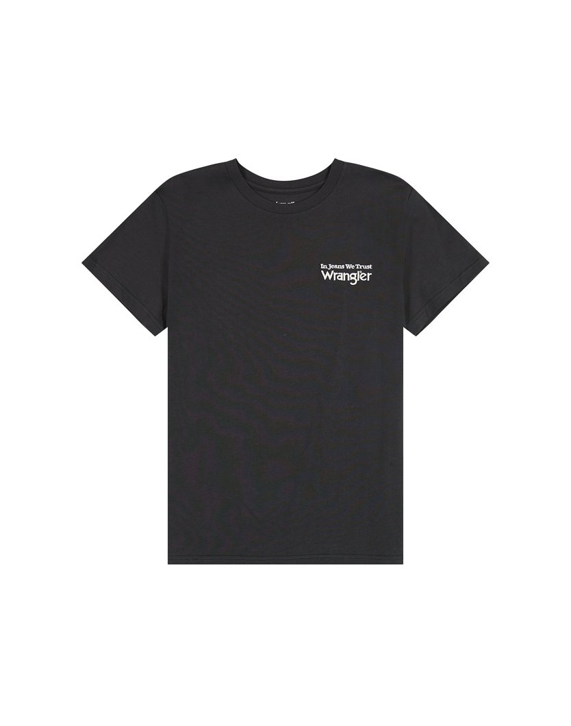 T-SHIRT SHORT SLEEVE - BLACK