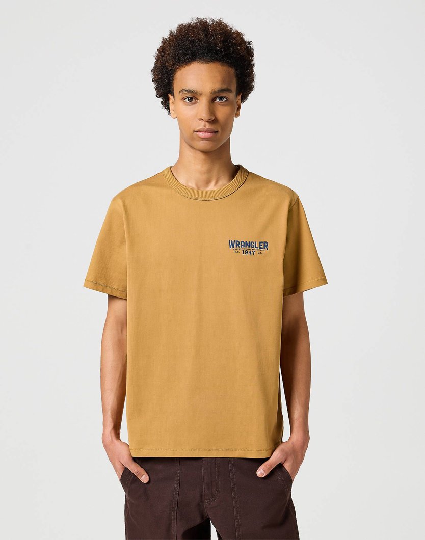T-SHIRT SHORT SLEEVE - BROWN
